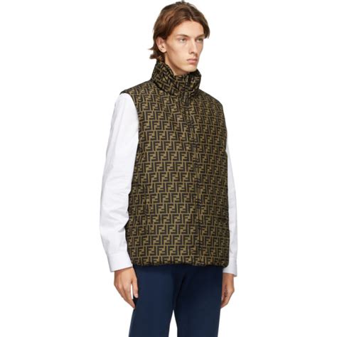 fendi puffer vest|Fendi puffer jacket cost.